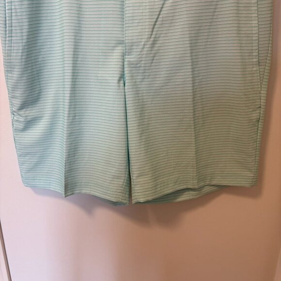 Jack Snicklaus Golf Shorts Men's Size 38 Ocean Blue Green Stripped 9" NWT - Picture 5 of 12